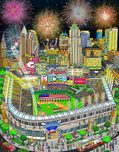 Charles Fazzino Art Charles Fazzino Art MLB 2019 All-Star Game: Cleveland (DX)